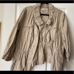 Ann Taylor Loft Kaki XL jacket
